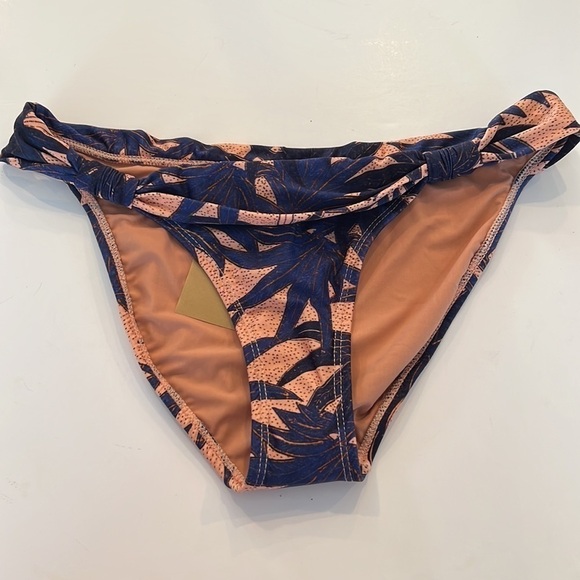 NWT VIX PAULA HERMANNY Paradise Bia knotted printed low-rise bikini briefs SZ S - Picture 3 of 6